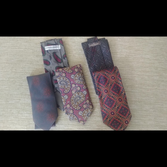 21 Designer Vintage Silk Ties BARGAIN!!! Armani+ - Picture 3 of 6